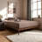 Brayden Brown Finished Wood Queen Size Platform Bed, 12.88'' H X 67.42'' W X 86.32'' L-1248036080