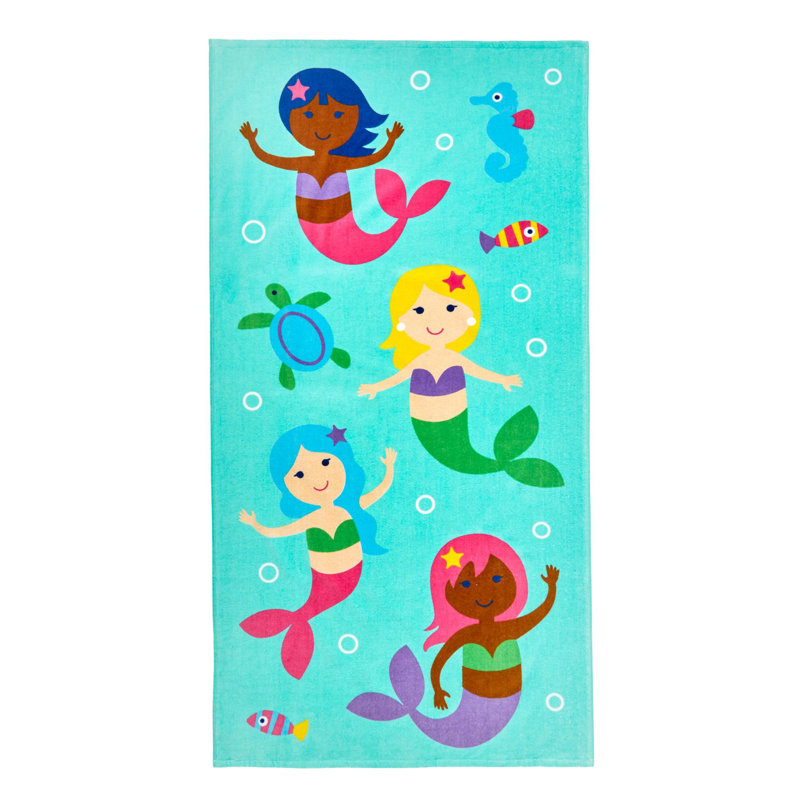 Wildkin Kids Beach Towel – 100% Cotton, Soft & Absorbent, Ideal Pool & Beach Essential - Jurassic Dinosaurs