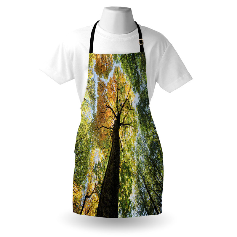 Tablier d'arbre East Urban Home unisexe, croissance d'automne éco, taille adulte, brun foncé vert