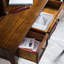 Nut-brown Rectangular Solid + Manufactured Wood desk-1667445852