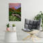 Rainbow Over Dallas Peak Abstract Contemporary Flower Landscape Wall Art Print 1 Piece Wrapped Canvas Wall Art-1841432755