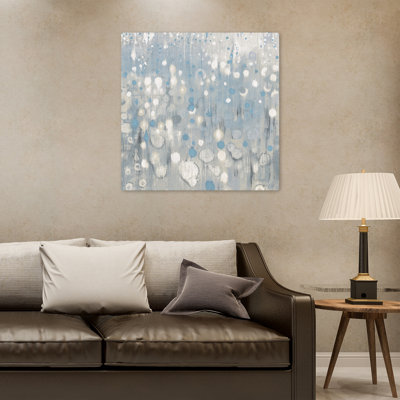 Rain Abstract Vi Blue Contemporary; Modern Abstract Contemporary Modern Art