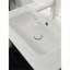 Lavabo encastré en céramique blanche de 36 po seulement, sans armoire, sans robinet ni drain