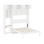 Lit escamotable avec bureau, armoire supérieure et tablettes de rangement, lit pliable peu encombrant-1190154442