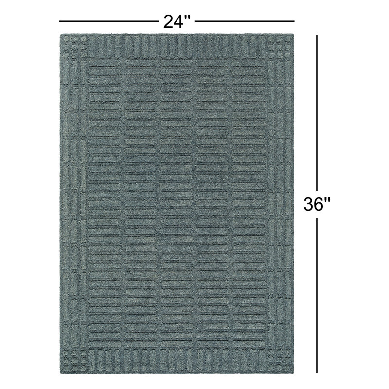 Wright Handmade Rug, Rectangle 2' x 3'