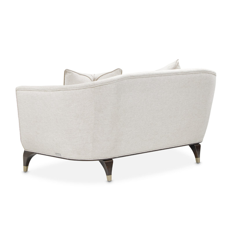 Paris Chic Loveseat - Cremini/Espresso