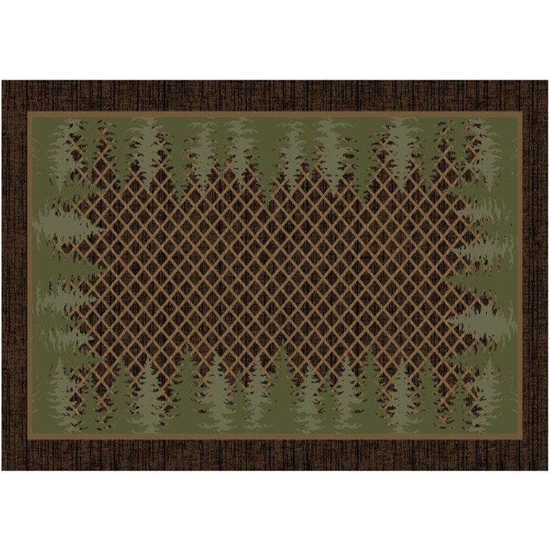 Korsica Floral Water Resistant Non-Skid Kitchen Mat, Rectangle 2'6" x 3'10"