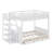 Convertible Bunk Bed With Storage Staircase,Bedside Table,And 3 Drawers-1750430150
