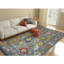 Blu Wool Oriental Area Rug in Gray-63712377