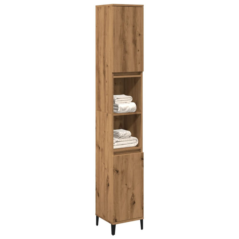 Wapello Bathroom Storage, Artisan Oak