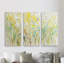 Reproduction d’art sur toile florale grappe I-3 pièces-138490867