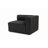 Stylish 2-Seat Sofa, Anthracite Color | Soft Texture Fabric, Beech & Fir Tree Frame, Chipboard | Dimensions: 86.6 x 27.2 x 35.4 inches | Comfortable 30 DNS Foam Cushions, Perfect for Living Room & Modern Spaces-1346137074