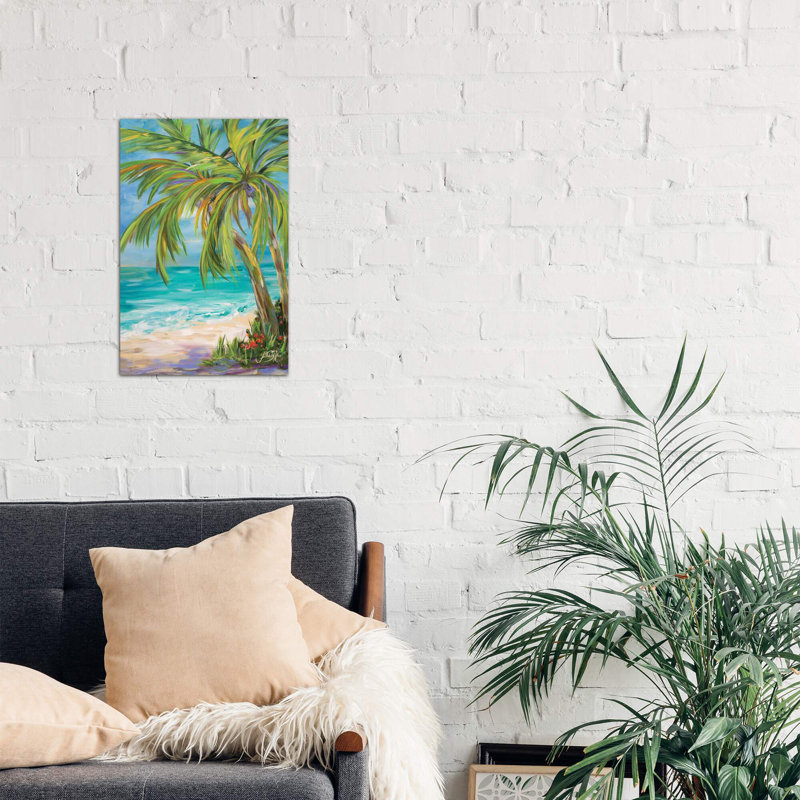 Away From It All I by Julie Derice - Print on Canvas, 101.6 cm H x 66.04 cm W, Brown Floater Framed