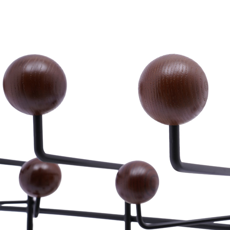 Rosalind Wheeler Atomix Iron Wall Mounted 14 - Hook Coat Rack & Reviews ...