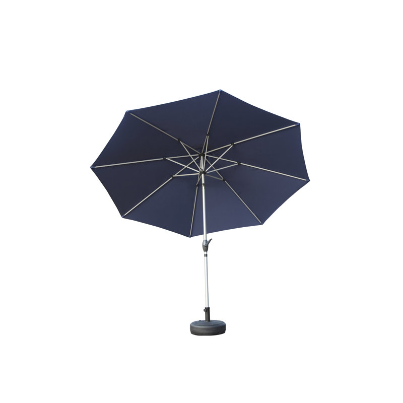 Parasol d'extérieur 9 pi - protégé, imperméable, structure d'assemblage idéale pour le jardin, la terrasse, la cour, la piscine