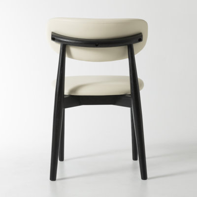 Solid Oak Modern Assembled Upholstered Dining Chair