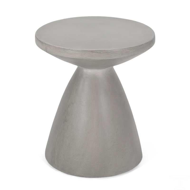 Outdoor Lightweight Concrete Side Table