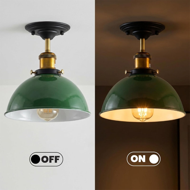 Flush Mount, Green