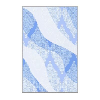 Premium Hall Carpet – 3.3 x 9.8 ft, 100% Polyester, 0.3 in Pile Height | Antibacterial, Non-Slip Underside, Machine Washable | 3D Digital Print Design, Durable & Easy to Clean, Ideal for Home Decor