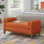 Élégant banc rembourré avec 2 coussins-965811932