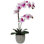 22 in. Realistic Artificial Orchid with Decorative Pot