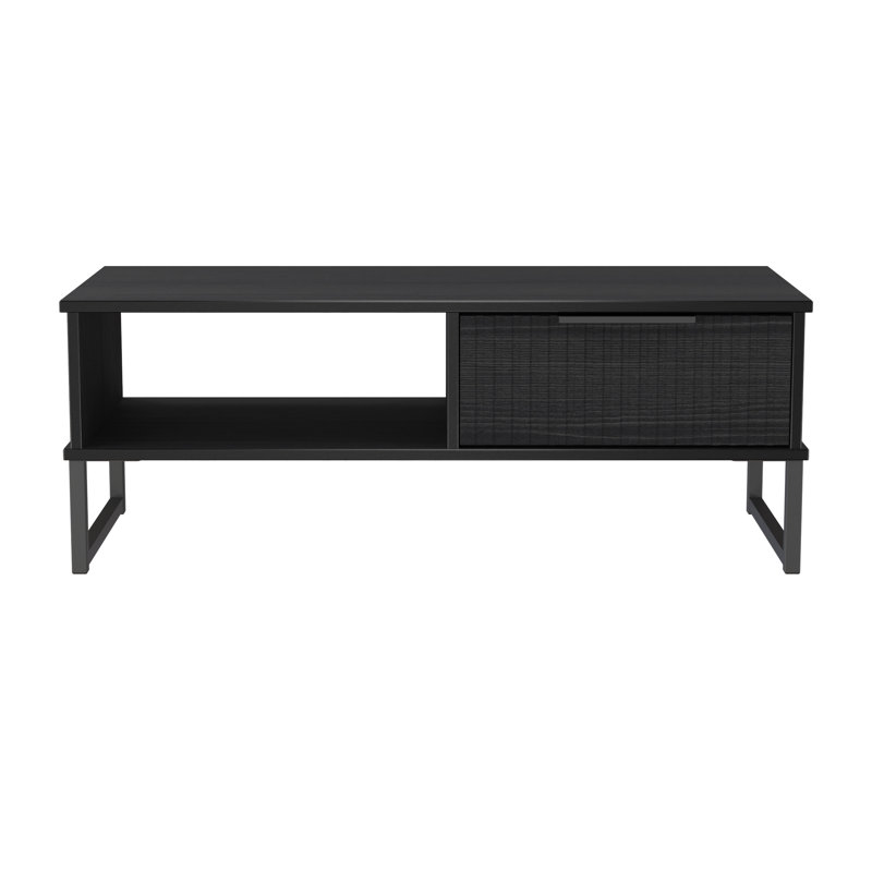 Takirra Coffee Table with Storage, Black