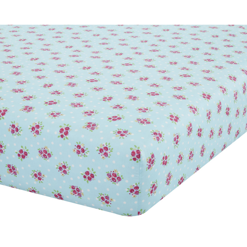 Fairies Easy Care Floral Fitted Sheet, Double (4'6)