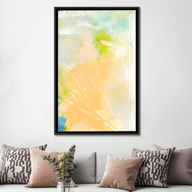 « lux i », impression sur toile, H 26 po x l 18 po x P 1,5 po, Toile avec cadre noir, Pas de tapis