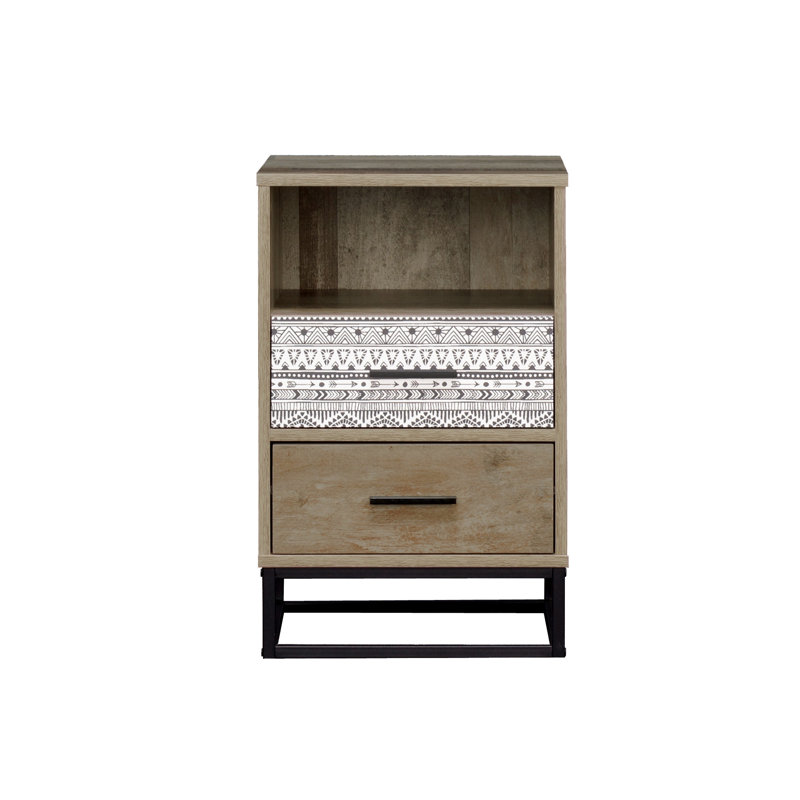 Eleta 39.5cm W Bedside Table