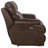 Akylah 90" Leather Match Pillow Top Arm Reclining Sofa-48124750