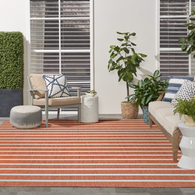 Shaila Striped Indoor / Outdoor Rug