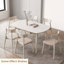 Ensemble de 2 chaises d'appoint Modern Beige