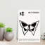«Silent Wings of change», art mural papillon délicat minimaliste, nature-129002602