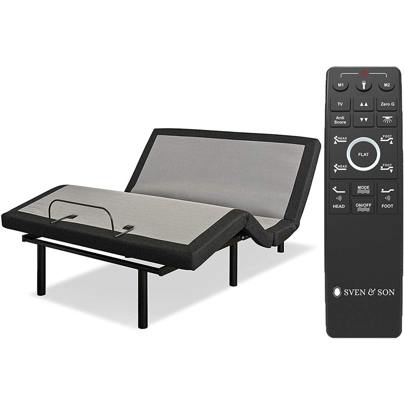 Lit réglable 29 po avec télécommande sans fil, Grand