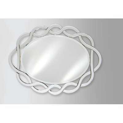 Melra Glass Wavy Wall Mirror