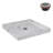 Streamline 36 in. x 36 in. Corner Acrylic Shower Base in Matte Marble with Center Drain, Drain Included-118934385