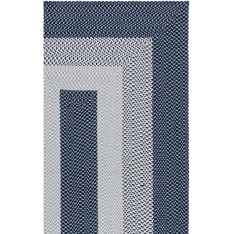 Sepp Hand Woven Cotton Performance Geometric Rug, Rectangle 2' x 3'