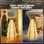 Décoration de Noël illuminé blanc cassé 5 niveaux Collasipble 