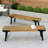 Davonna Manufactured Wood Wood Outdoor Bench
