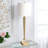 Everly Quinn Allenbie Crystal Buffet Table Lamp In Iron-834046705