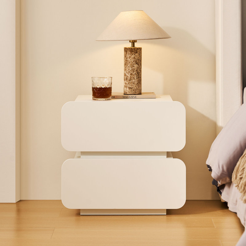 40cm W Manufactured Wood Bedside Table