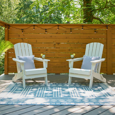 Marina Weather-Resistant Foldable Outdoor Adirondack Chair by Dovecove