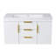 Meuble-lavabo mural 36 po avec lavabo, armoire de rangement flottante avec 2 tiroirs et armoire de salle de bain 36 po-1404592309