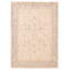 Tapis ivoire unique en laine 6 pi 10 po x 9 pi 4 po Madras Madras