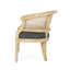 Chaise d'appoint classique avec sangle de canne et base rembourrée élégante-2085388952