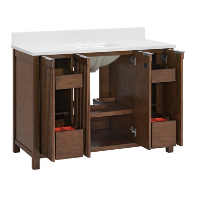 Through Lines 48" Single Bathroom Vanity