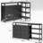 Led Tv Stand With Charging Station,convertible Dresser With Open Shelf & Pu Finish Drawers, Corner L Shaped Tv Stand Dresser For Living Room,bedroom-2014777791