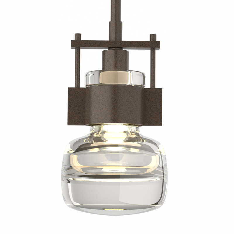 Cuff 1 - Light Single Globe Pendant, Bronze, Medium