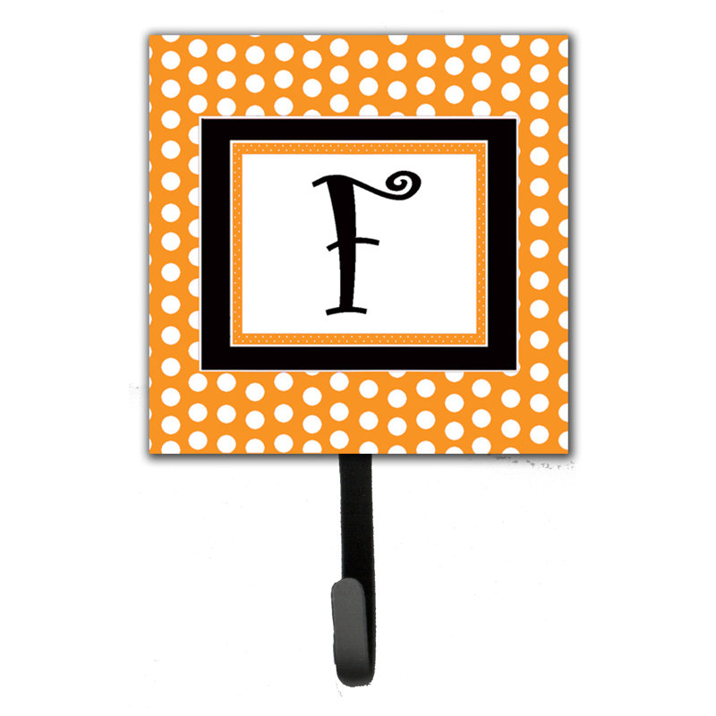 Porte-laisse coussin monogramme et crochet mural, F