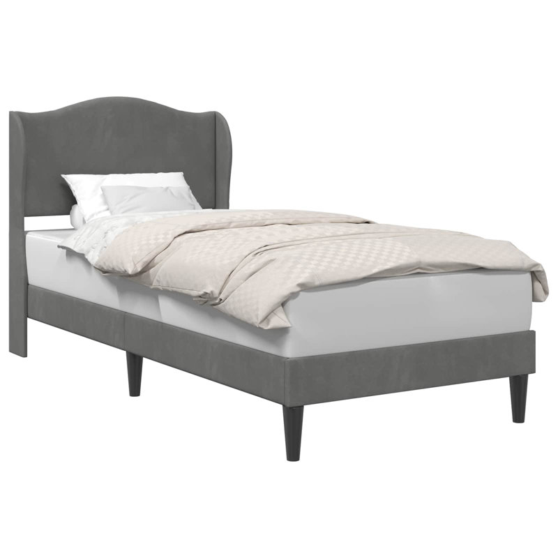 Bed Frame, Single (3'), Dark Grey